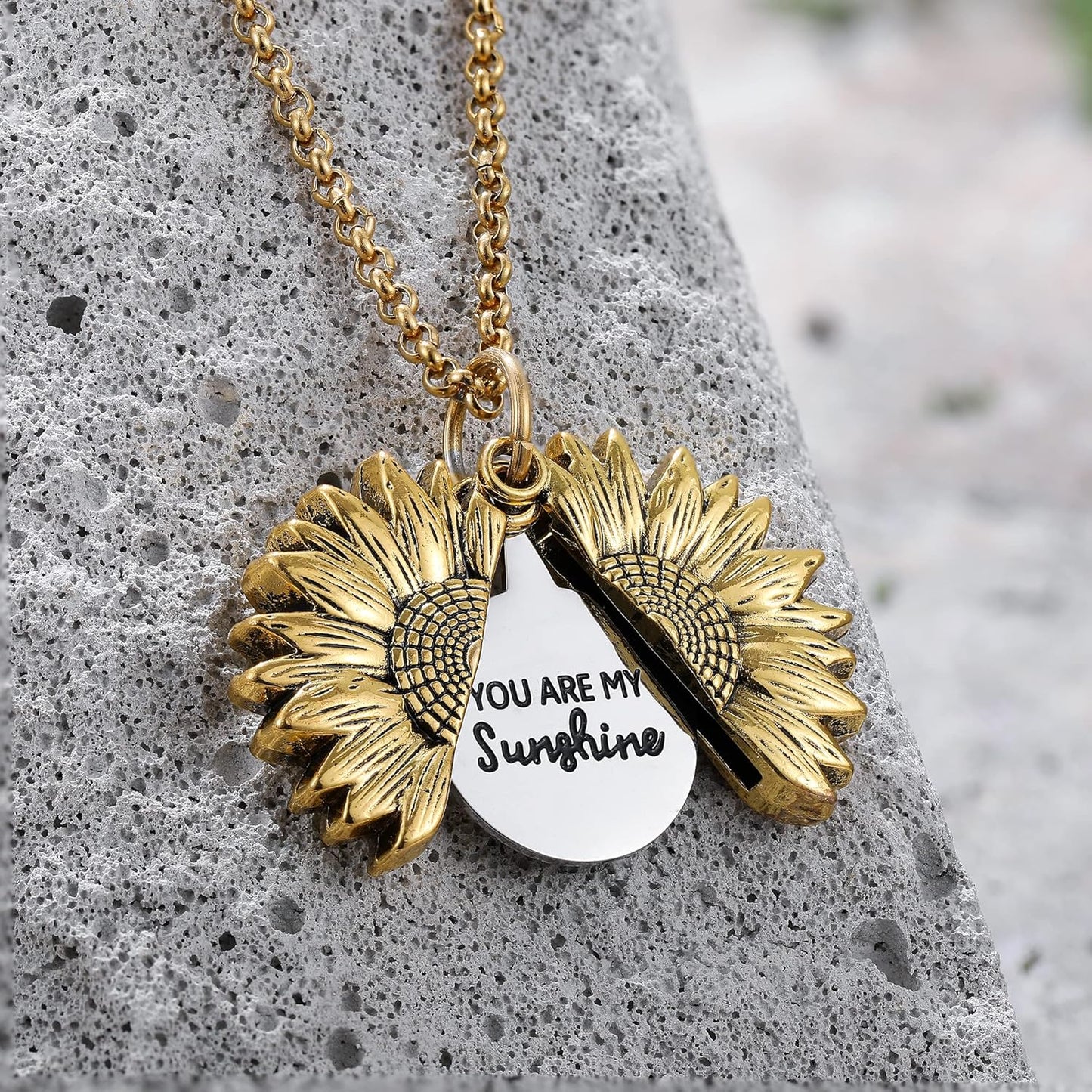 You Are My Sunshine Gold Necklace Beezzit