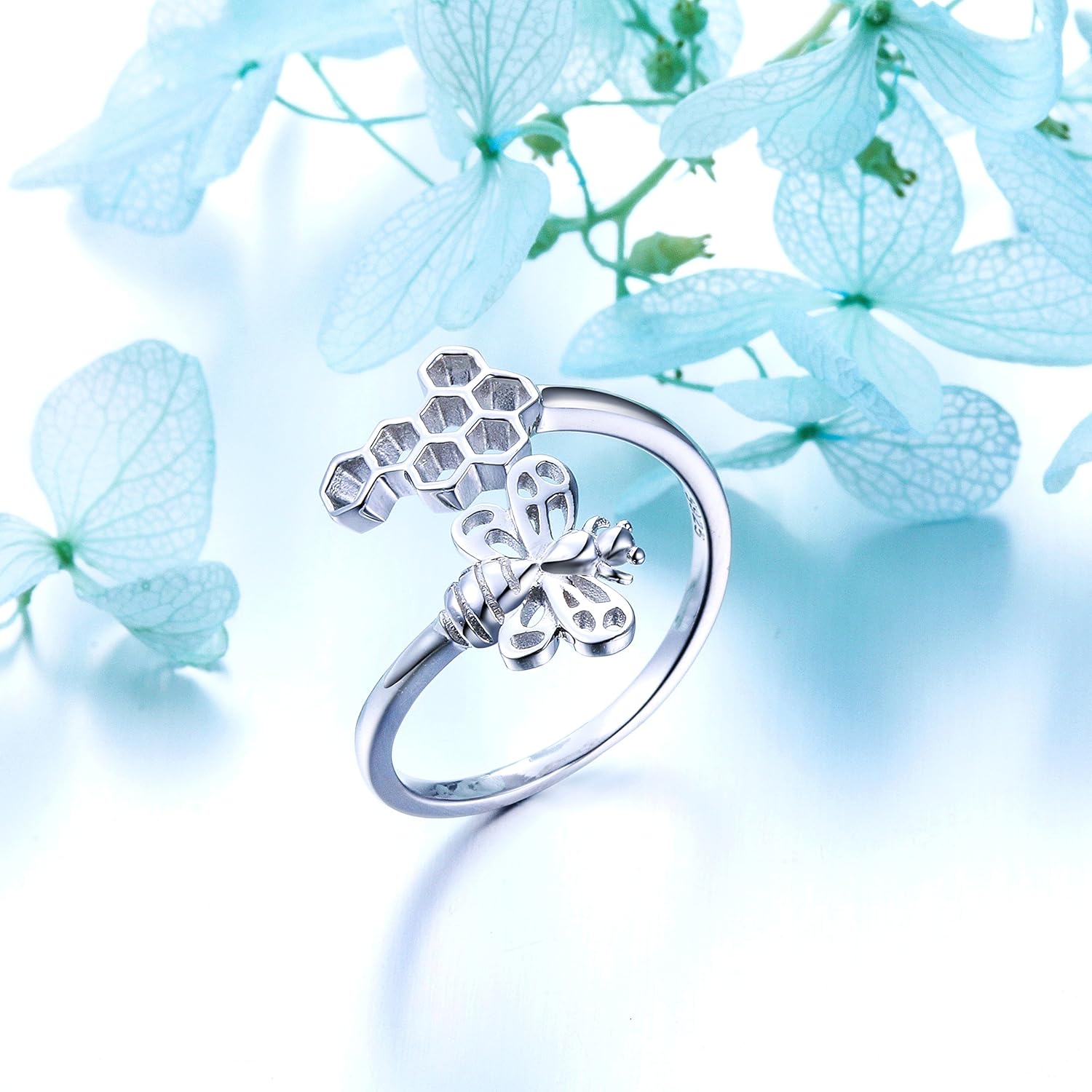 Silver Bee Ring