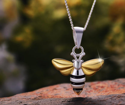 Bee Pendant Necklace