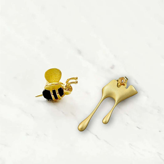 Bee and Honey Drip Earrings