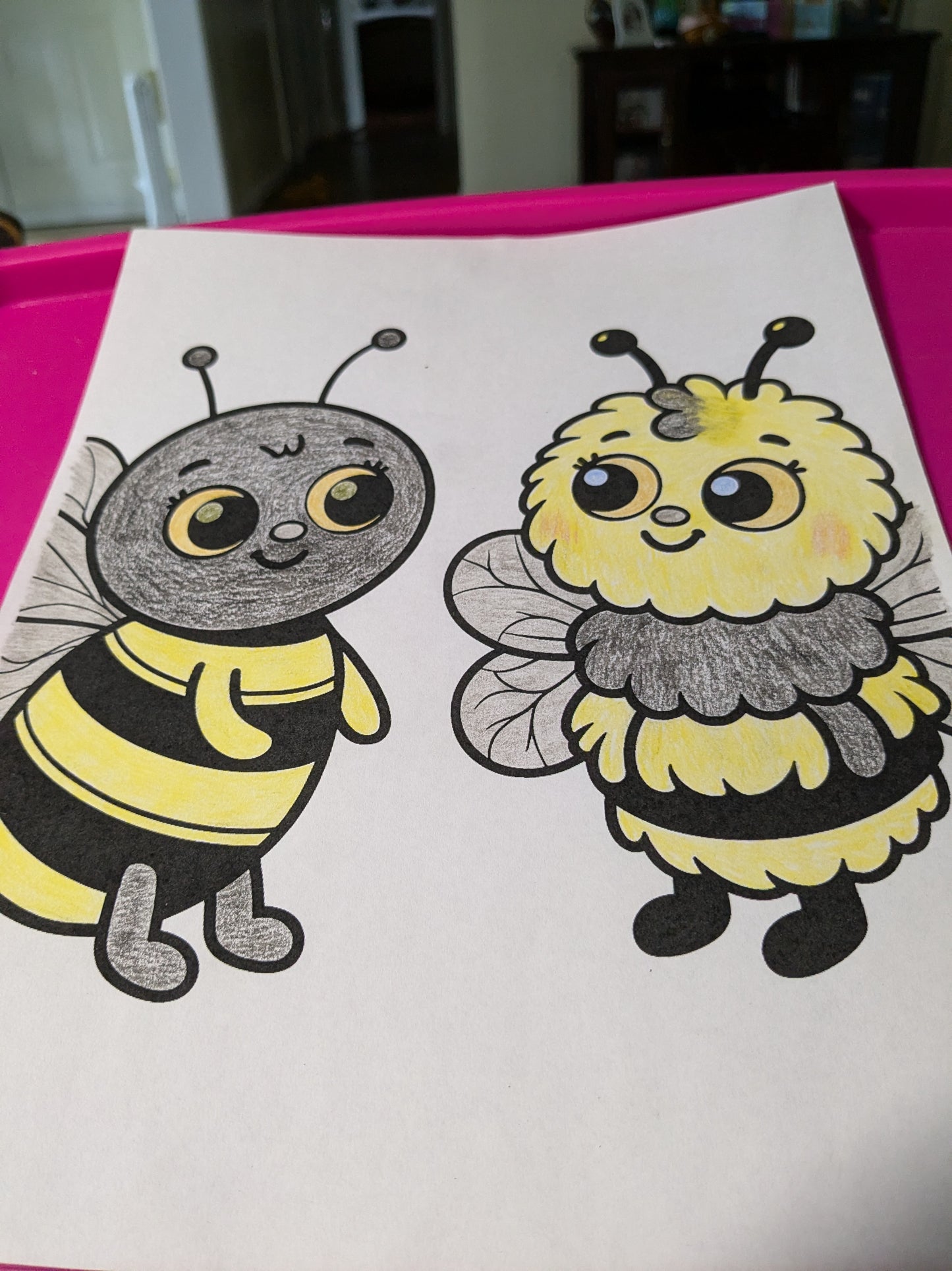 Bee coloring book club Beezzit