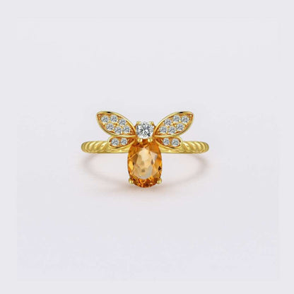 Bee Citrine Ring | Beezzit  