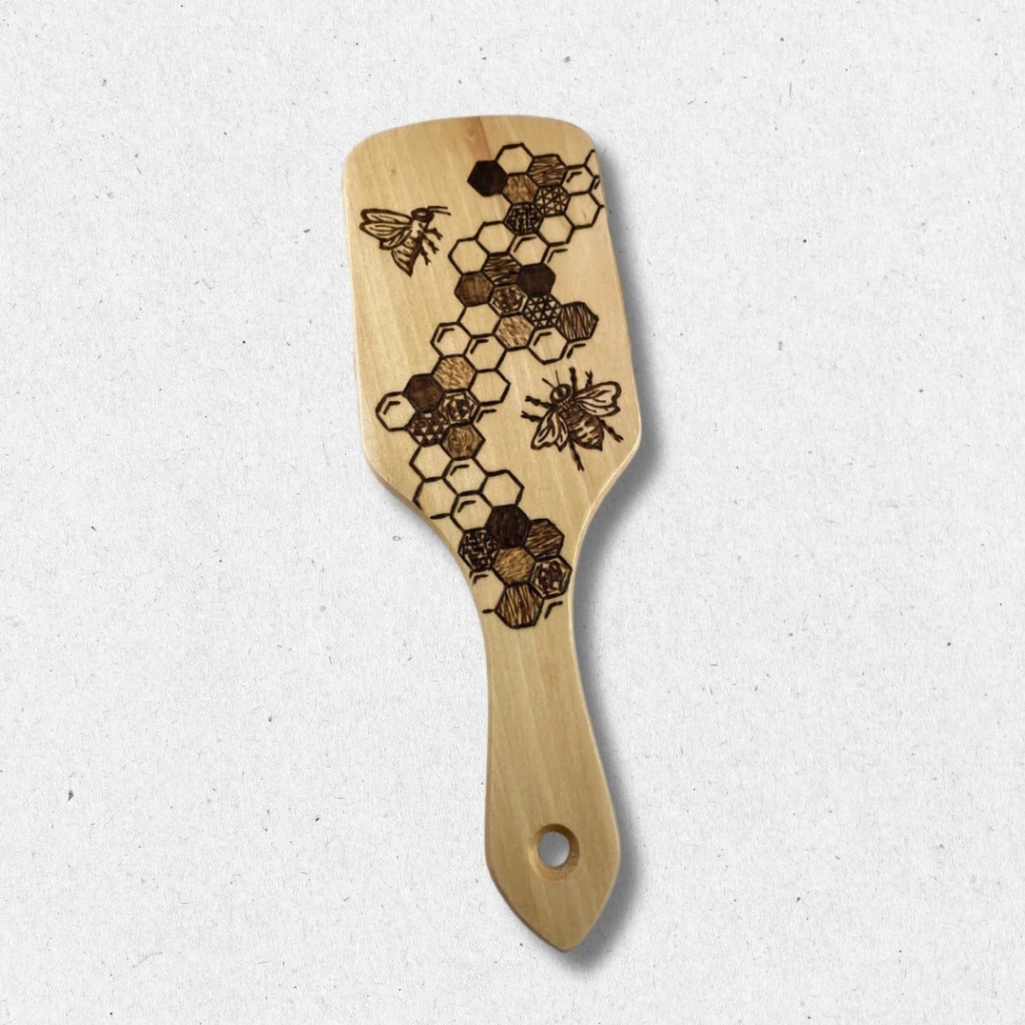 Bee Wood Hairbrush Beezzit