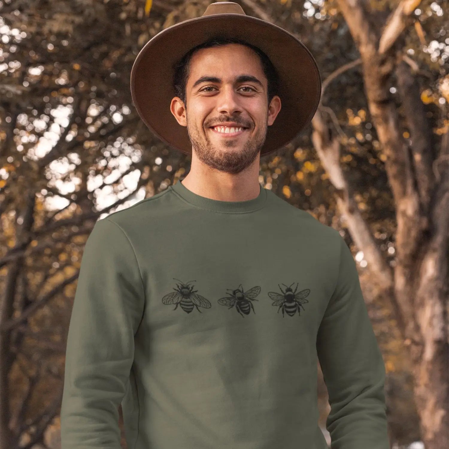 Bee Trio Sweatshirt | Wear to Protect Bees | Beezzit