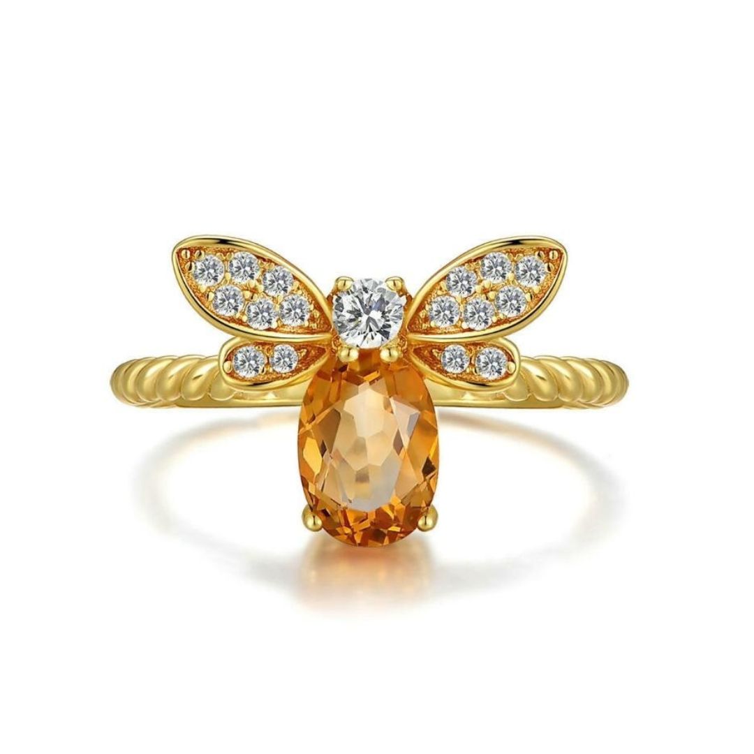 Bee Citrine Ring | Beezzit  