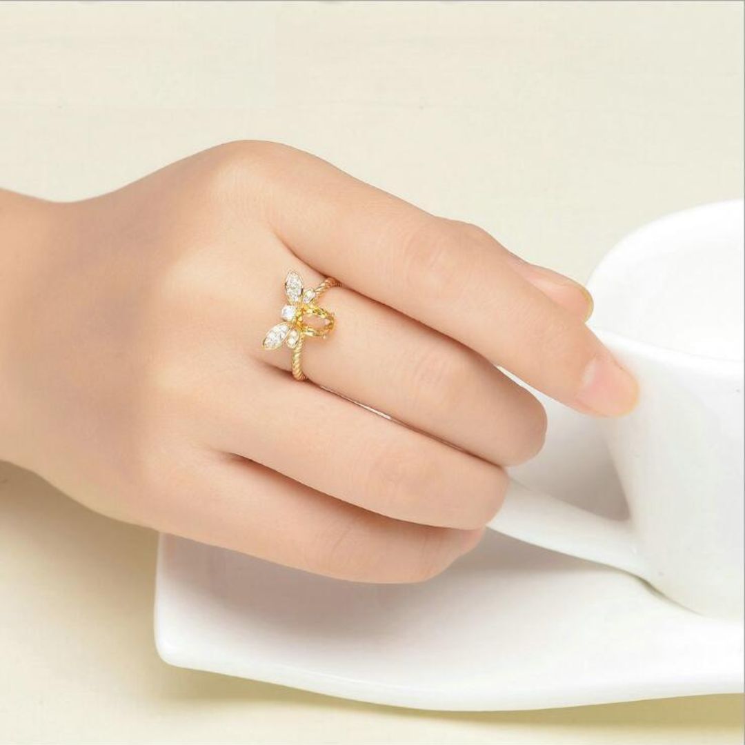 Bee Citrine Ring | Beezzit  