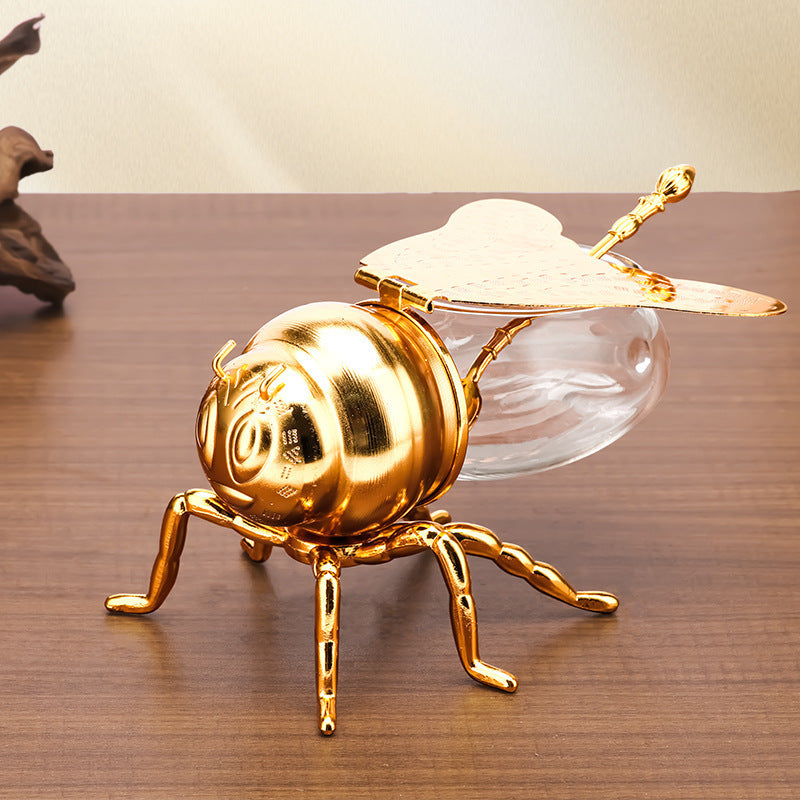 Bee Shaped Honey Jar with Spoon | Beezzit- Together, We Can