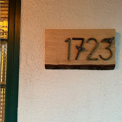Bee House Numbers