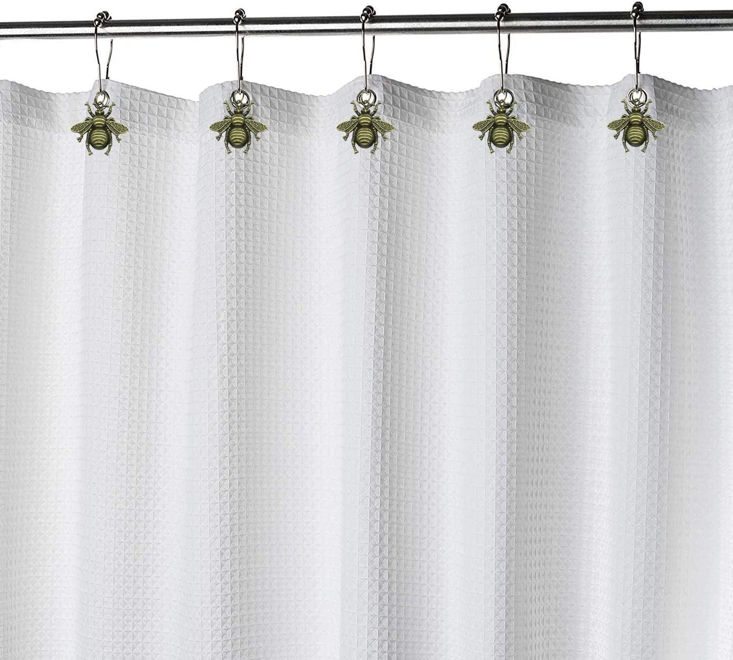 Bee Shower Curtain Hook Set