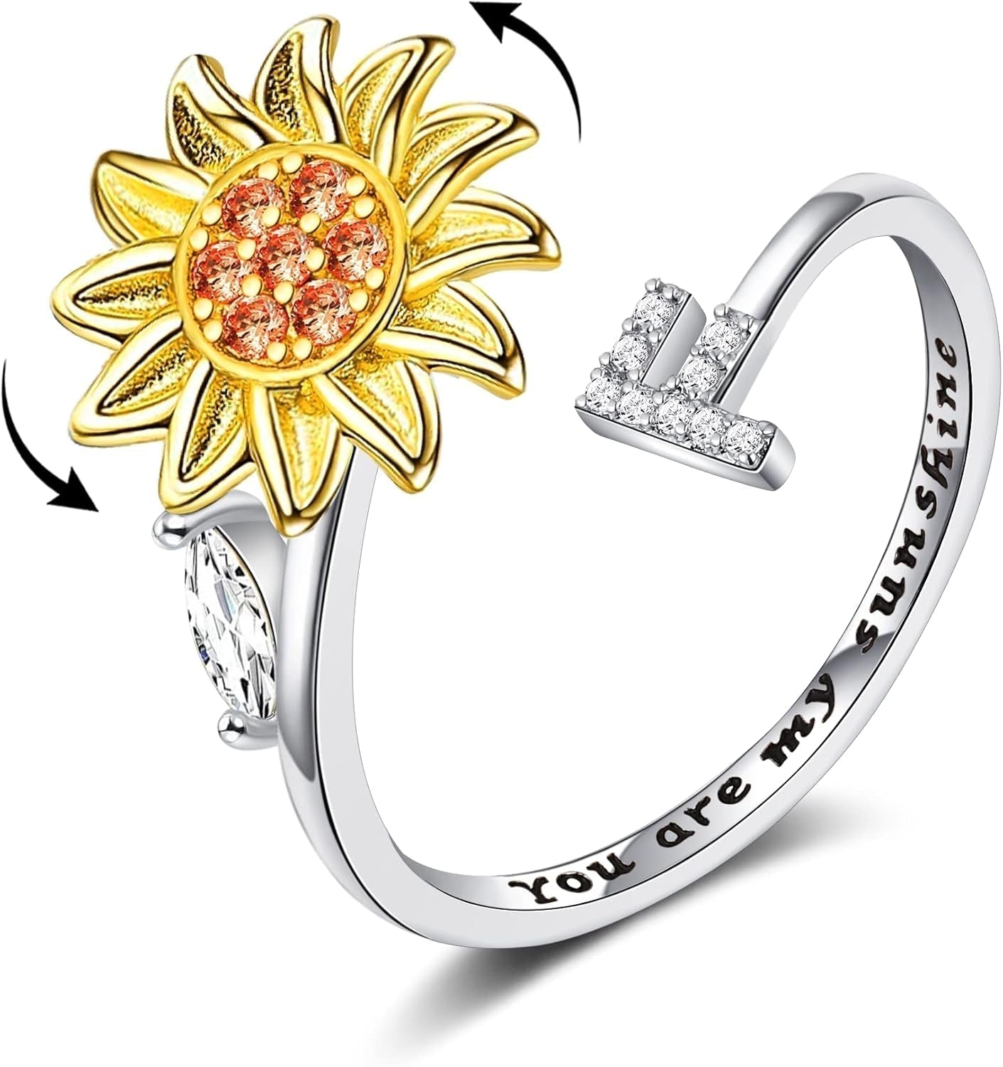 Fidget You Are My Sunshine Ring Beezzit