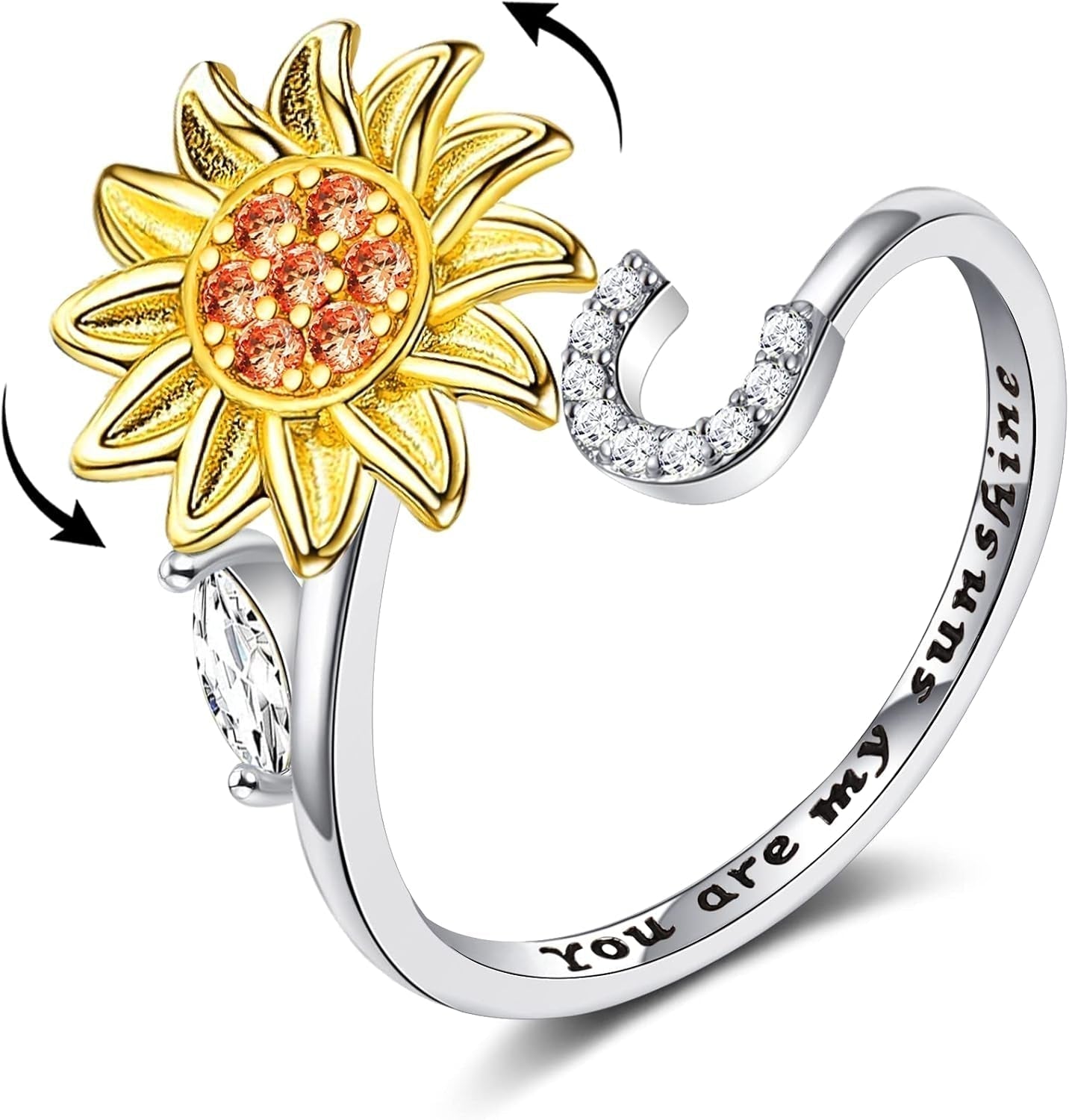 Fidget You Are My Sunshine Ring Beezzit