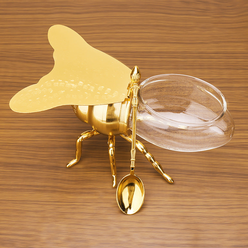 Bee Shaped Honey Jar with Spoon | Beezzit- Together, We Can