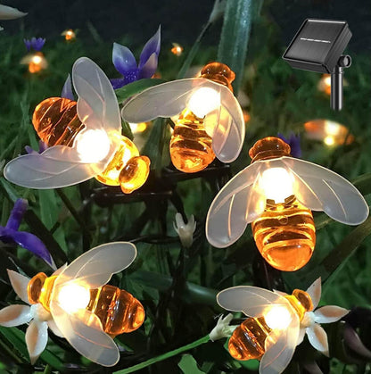 Solar Honey Bee String Lights | Beezzit  
