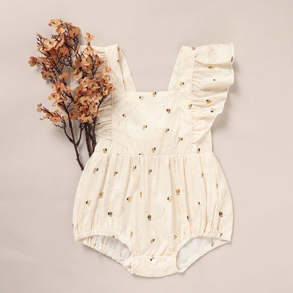 Baby Girl Bee Romper