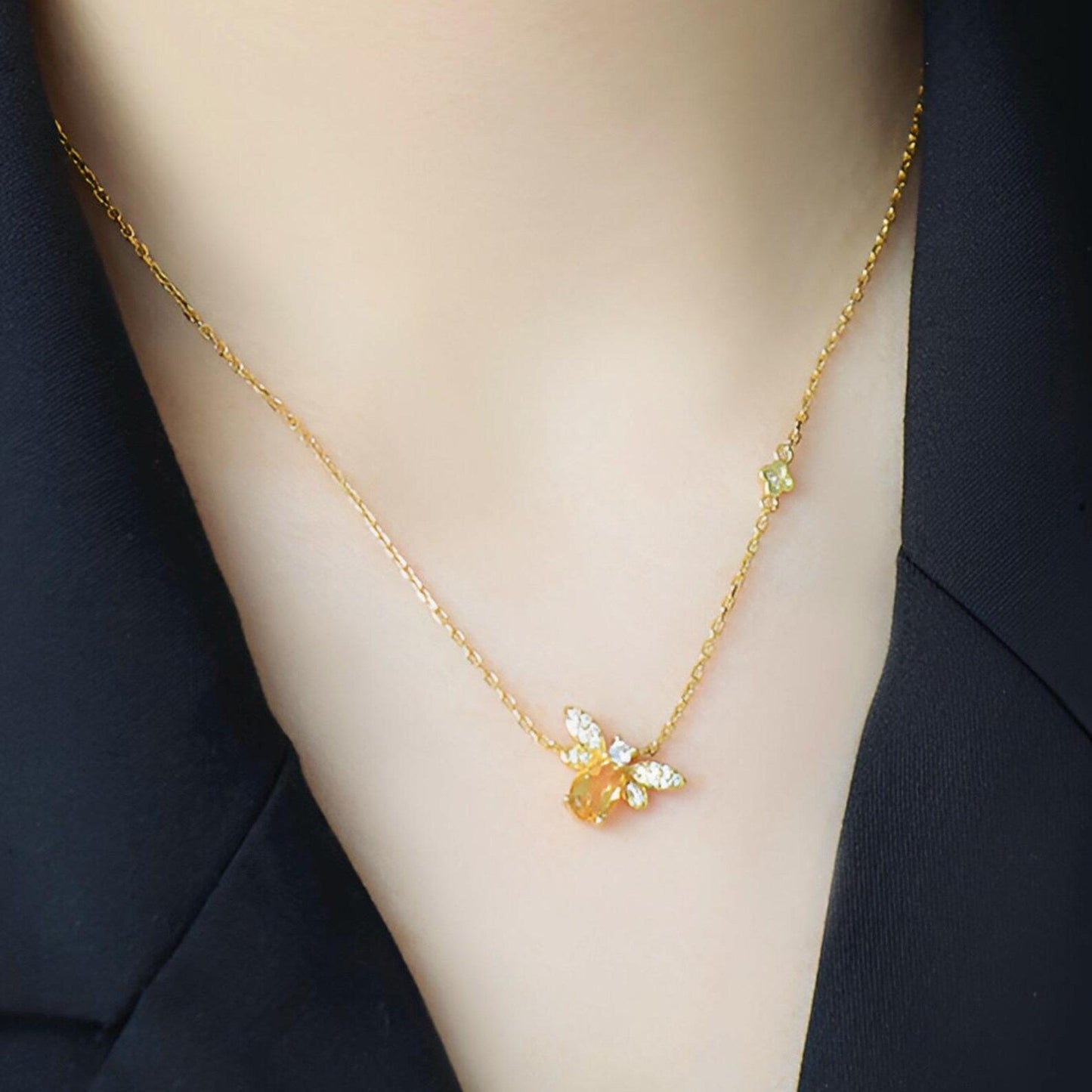 Bee Citrine Jewelry Set (4 Pieces) Beezzit