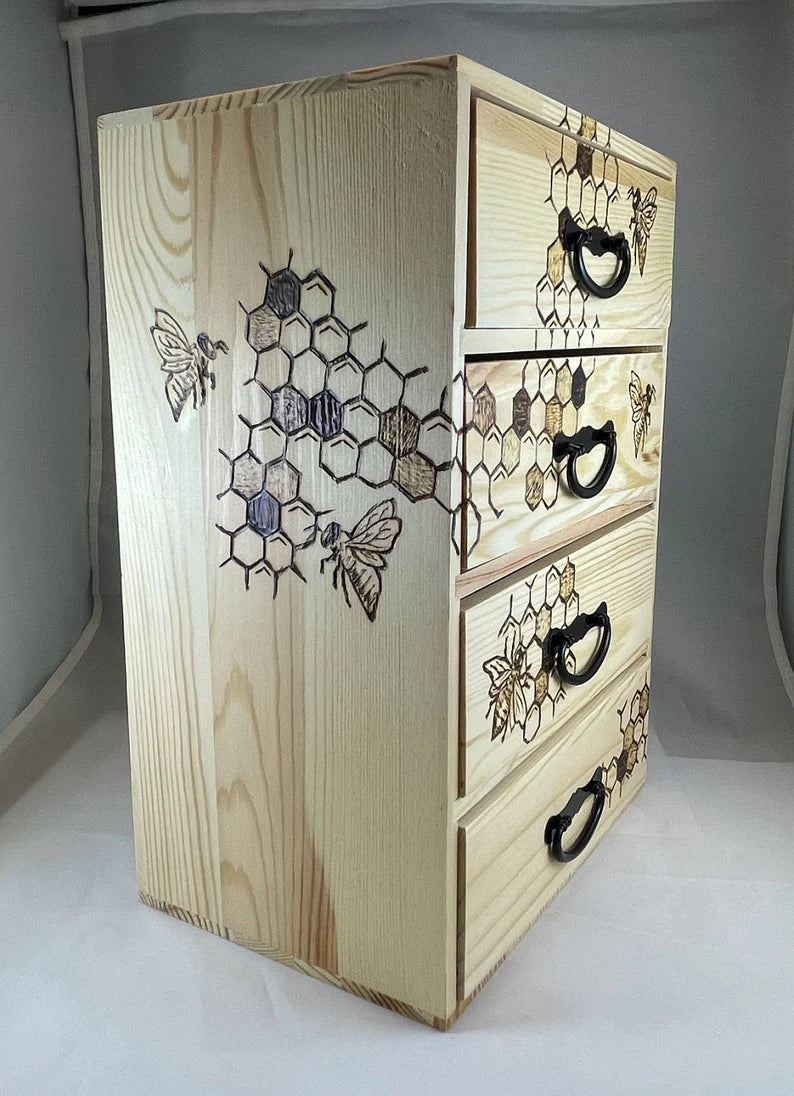 Honeycomb 4-Drawer Chest Beezzit