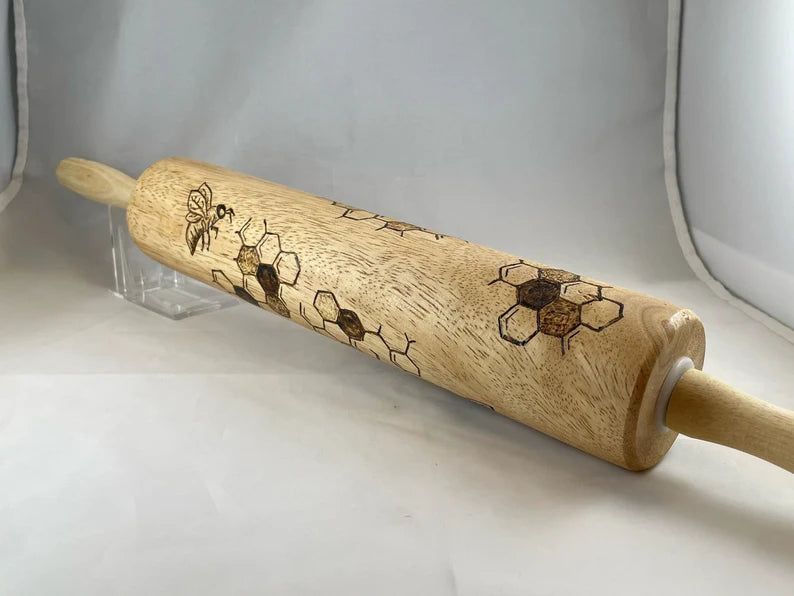 Bee Wood Rolling Pin Beezzit