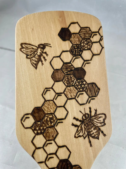 Bee Wood Hairbrush